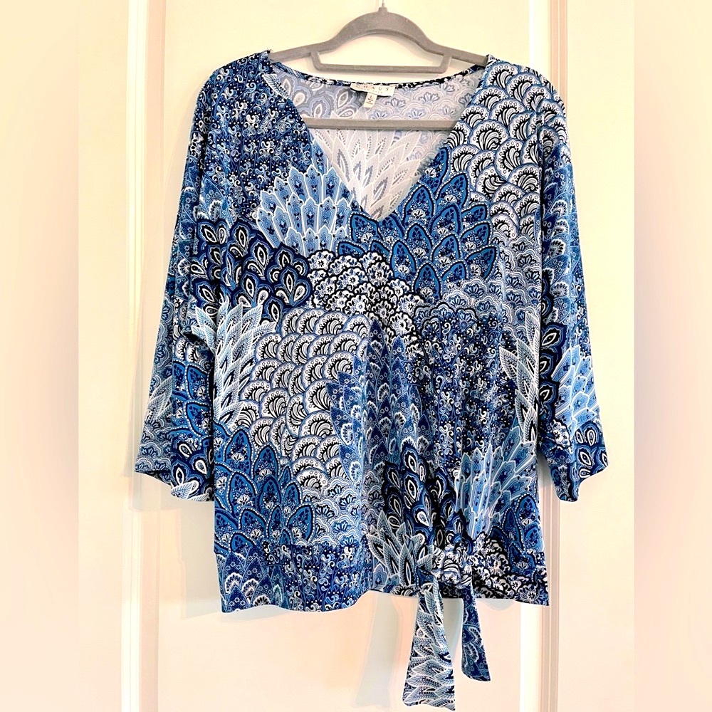 Chaus Paisley Blouse